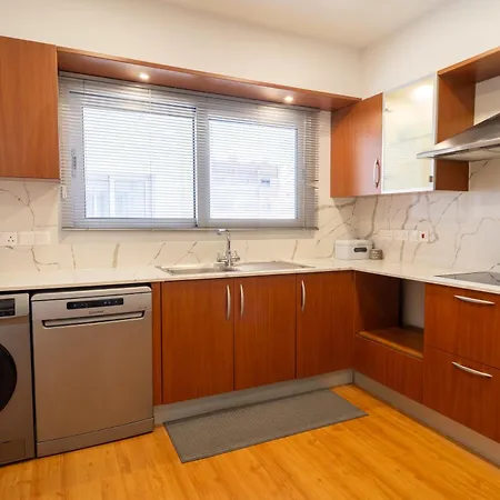 Finikoudes 3 Bedroom Seaview Flat * 拉纳卡